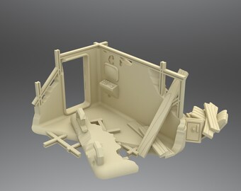3D printable Post Apocalyptic Ruin