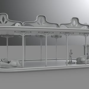3D printable PostApocalyptic Bumper Cars