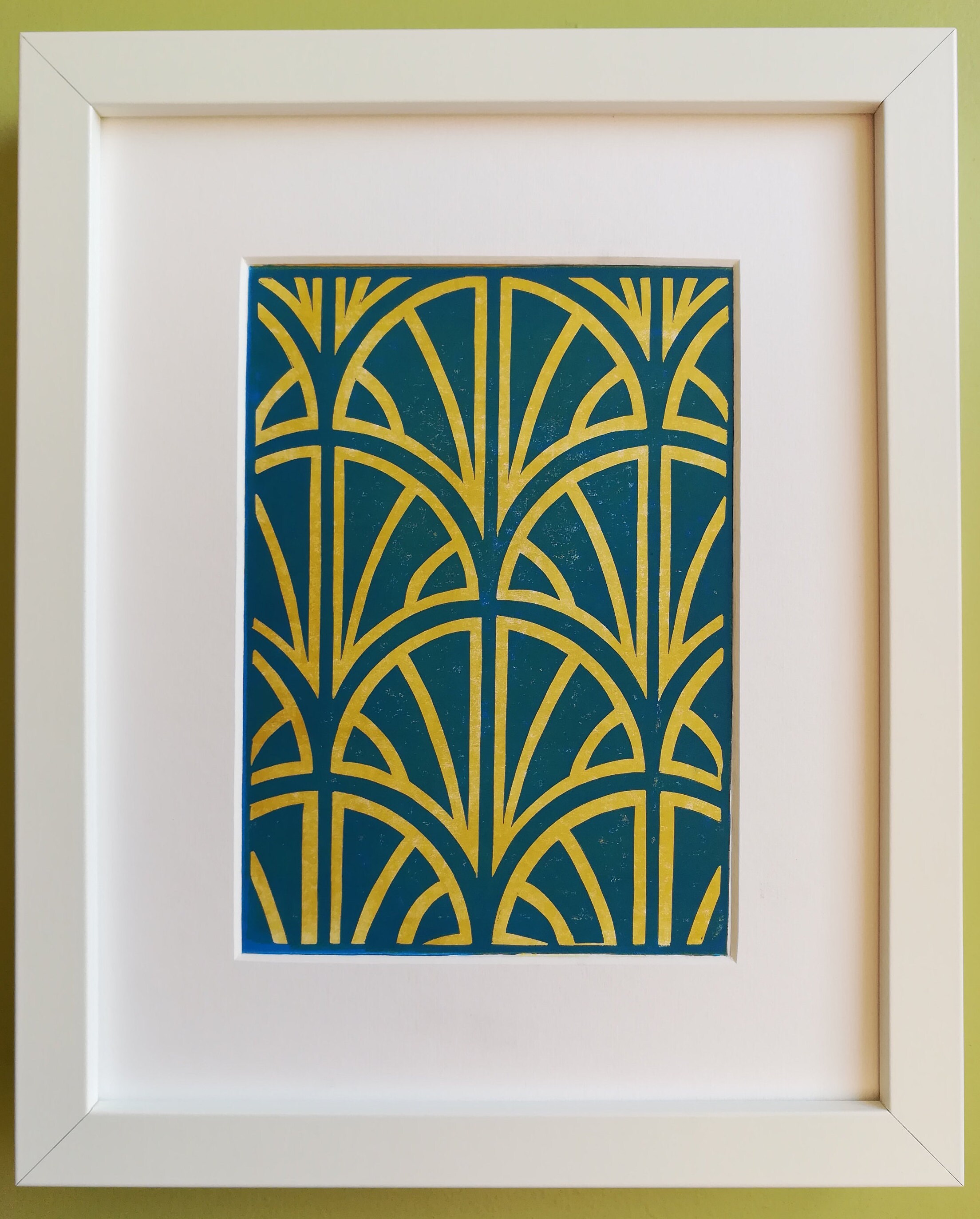 ArtDecoFan Linolschnitt LinoleumDruckkarten Etsy