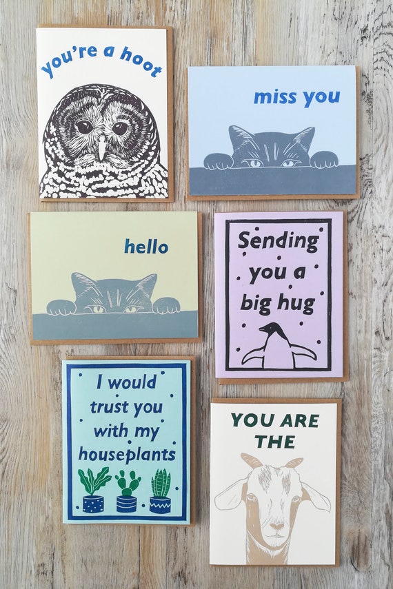 Friendship cards - pack of 6