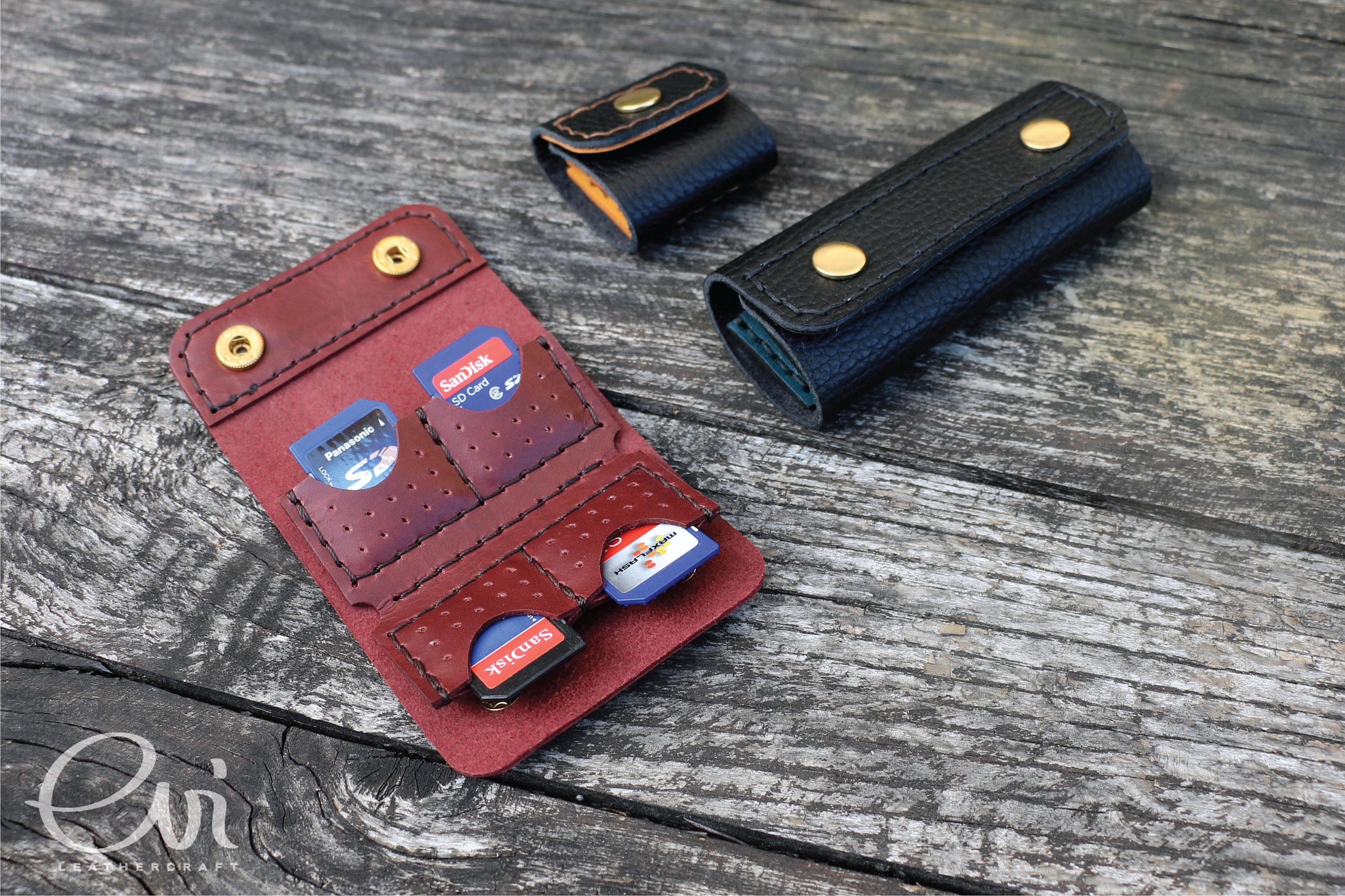 SD Card Holder Pattern Leather SD Card Case Pattern Memory Etsy
