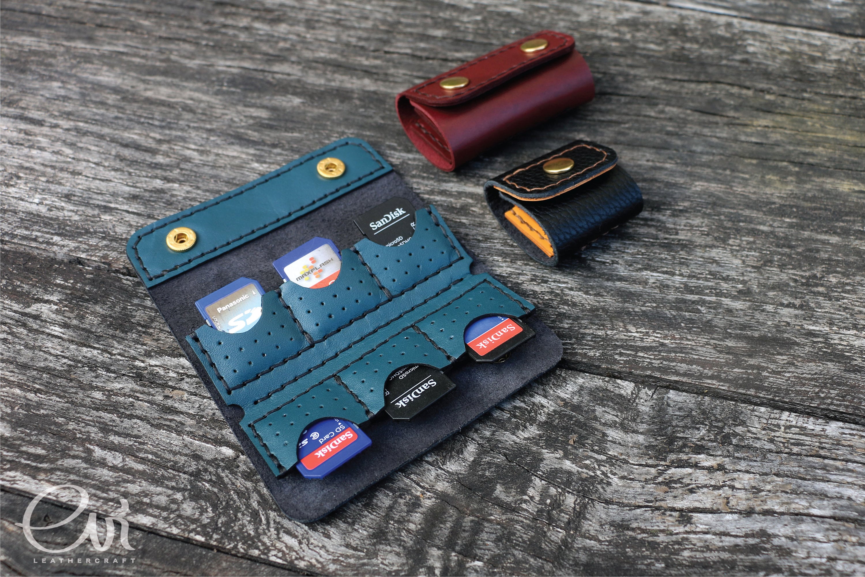 SD card holder pattern Leather SD card case pattern Memory Etsy