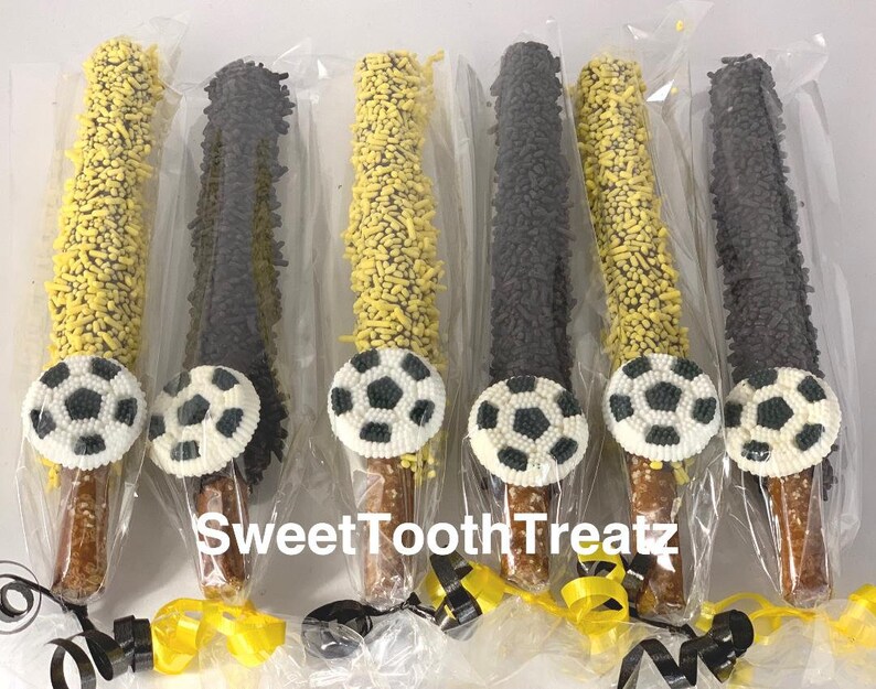 Soccer Ball Chocolate Pretzels