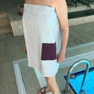 Bamboo Bath Towel Beach Towel Special Spa Towel with a Silk and Cotton Pocket Bamboo Towel Holiday Towel Bathroom