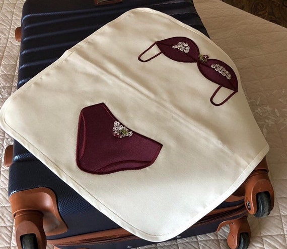 Women Lingerie Travel Bag Underwear Bag Lingerie Suitcase Swimwear