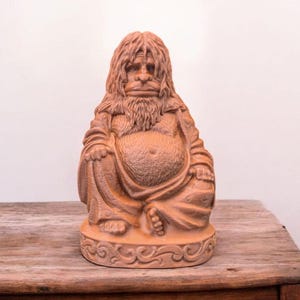 Sassy the Sasquatch, Big Lez Show Character, Sassy Big Lez, Big Lez Show Gifts, The Big Lez Sassy Buddha Statue