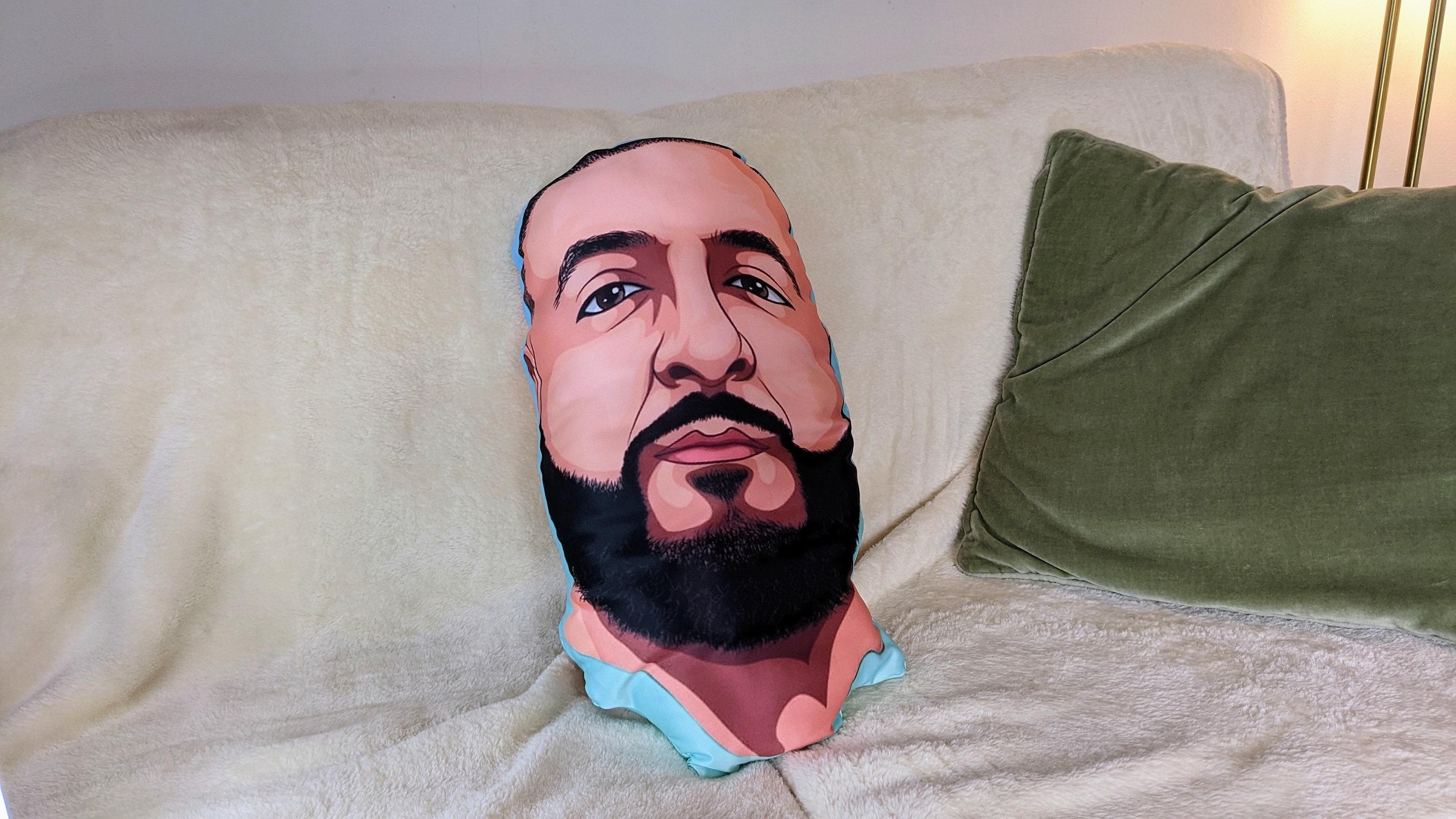 Dj Khaled - Giant Head Cushion