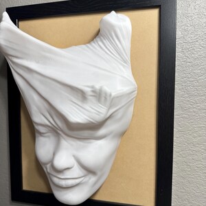 Abstract Sculpture, Abstract Wall Art, Unique Wall Decor, Surrealism 3D Wall Art, Wall Sculpture image 3