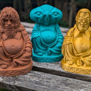 Big Lez Show Characters, Sassy the Sasquatch, Big Lez & Clarence, Big Lez Show Gifts, The Big Lez Statues