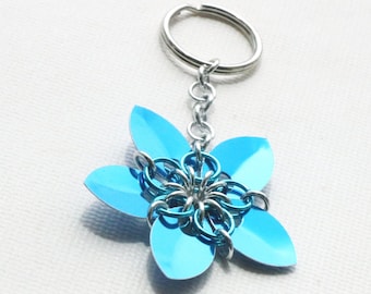 Scalemail Flower Keychain