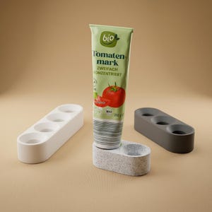 Tubenhalter für Kühlschrank – Organizer für Tomatenmark & Tuben | 2er 3er 4er 5er | Küche Ordnung | 3D Druck