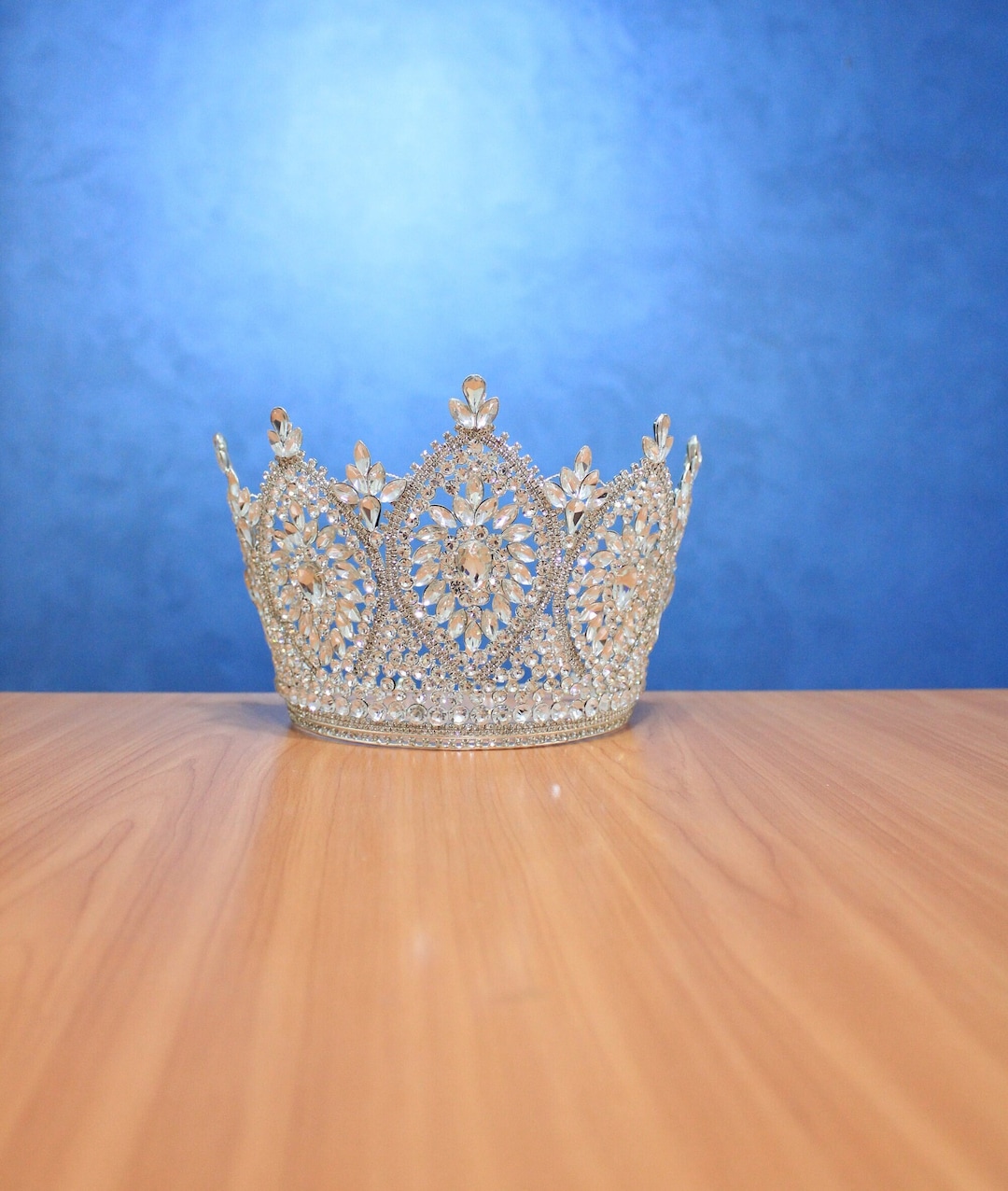 High Tall Queen Crown, Royal Tiaras for Bride, Gold Tall Crowns, Queen Crowns for Women, Silver