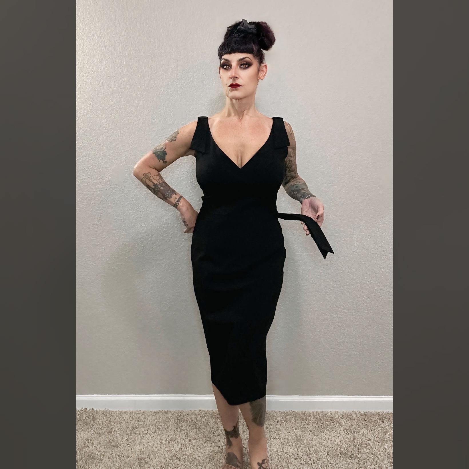 50s Bodycon Dress - Etsy