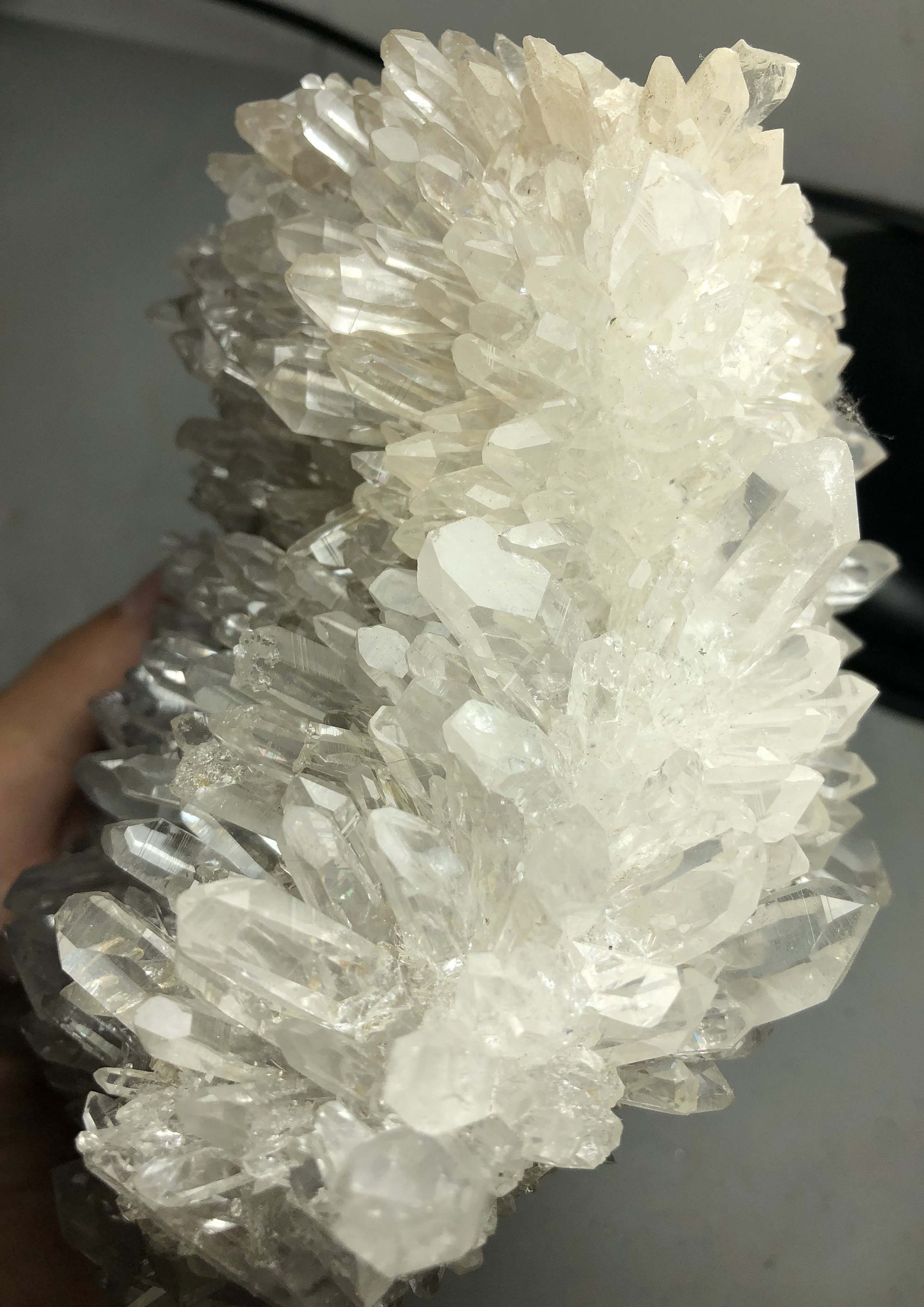 1290g Natural White Chrysanthemum QUARTZ Crystal Cluster Etsy