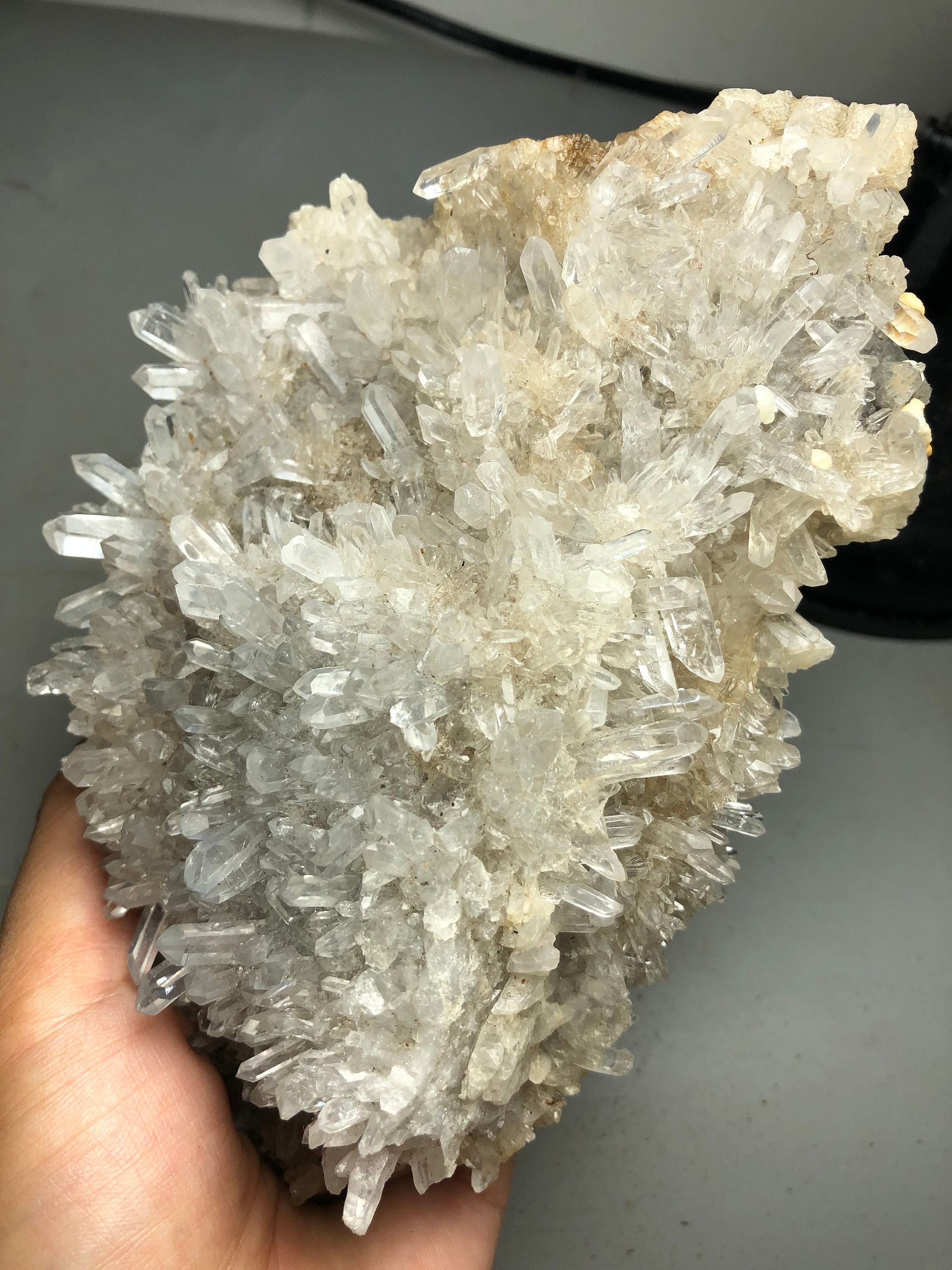 621g Natural White Chrysanthemum QUARTZ Crystal Cluster Etsy