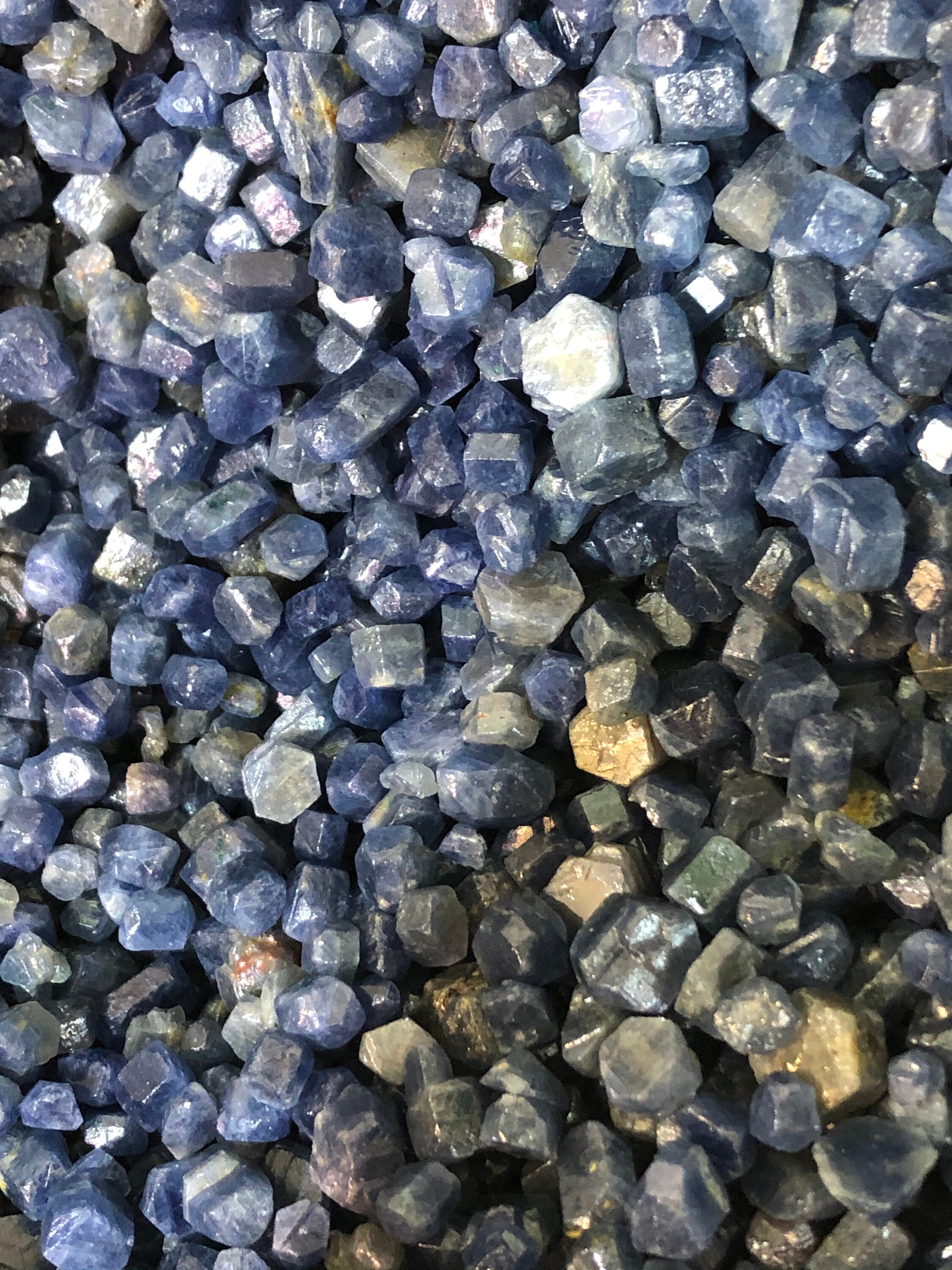 NATURAL Blue corundum Crystal Mineral Specimen / QUARTZ Etsy