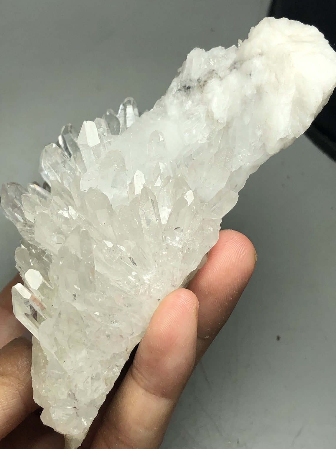 245g Natural White Chrysanthemum QUARTZ Crystal Cluster Etsy