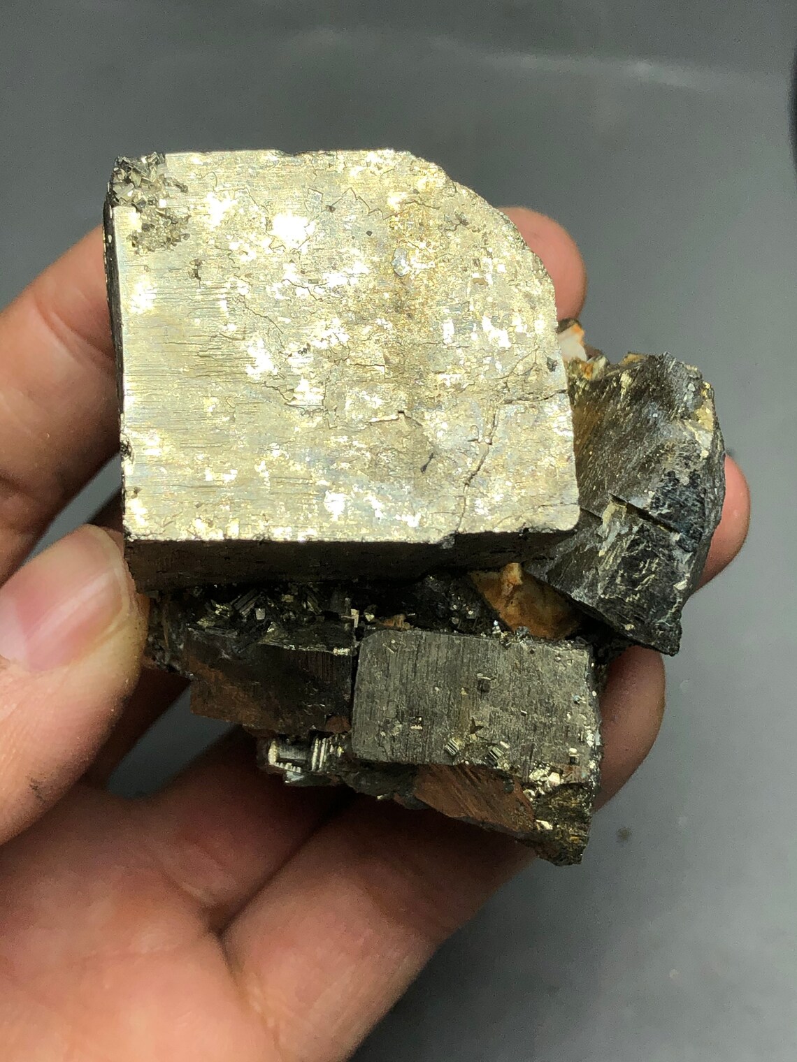 254g Natural PYRITE Fools Gold Stone Protection Stone Etsy