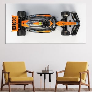 F1 Canvas Wall Art Formula 1 Print Canvas High Speed Motorsport Print Race Car Canvas Print Auto Racing Wall Art