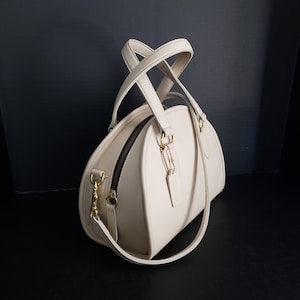 Vintage Coach PUTTY CHADWICK Bowler Bag Satchel - Brass Hardware