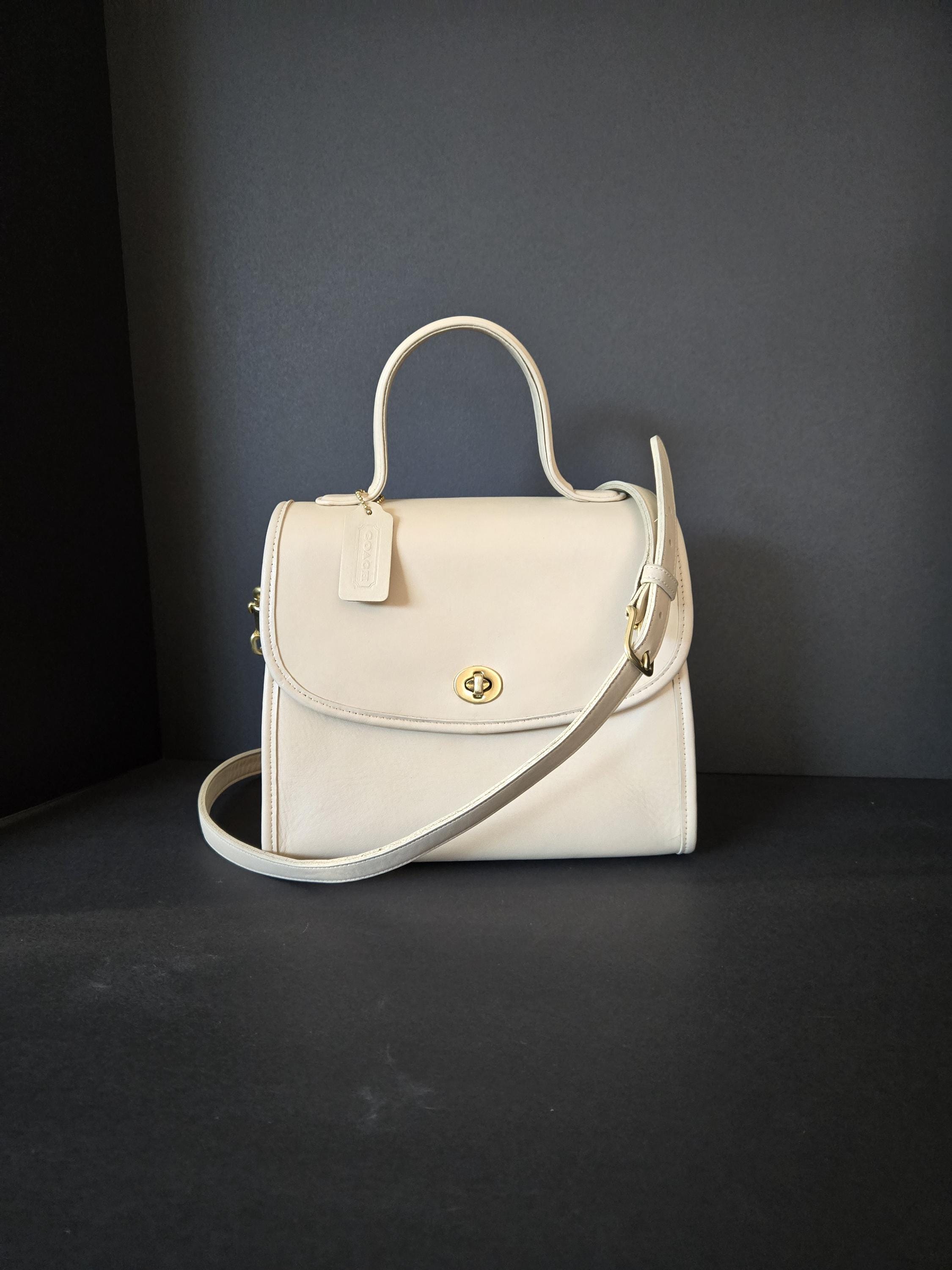 BONE MANOR Bag Vintage Coach Satchel #9977 *EXCELLENT* Restored 