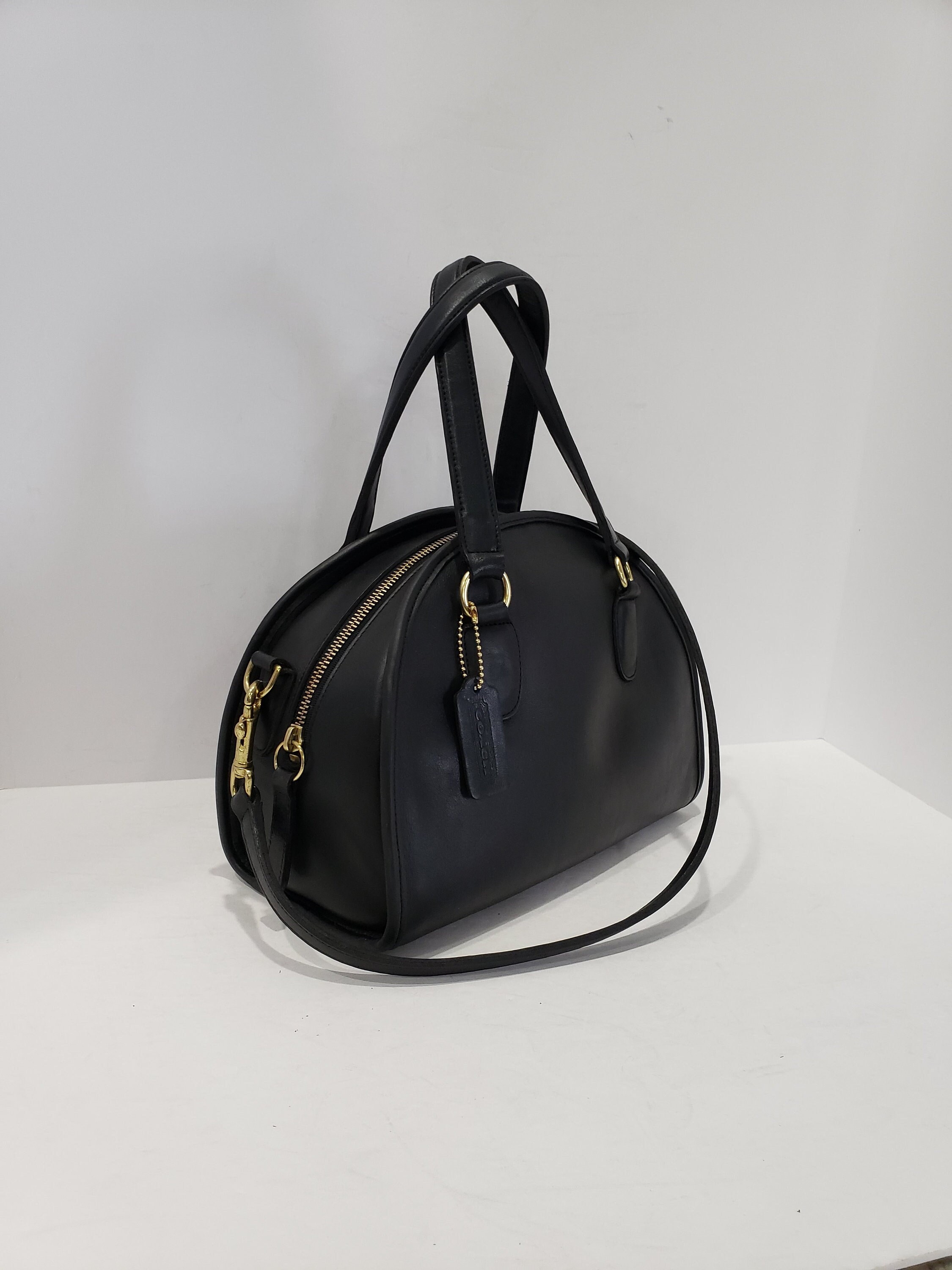 1990s COACH Pelham Shoulder Bag / Domed Bowler Bag / 9958 -  UK