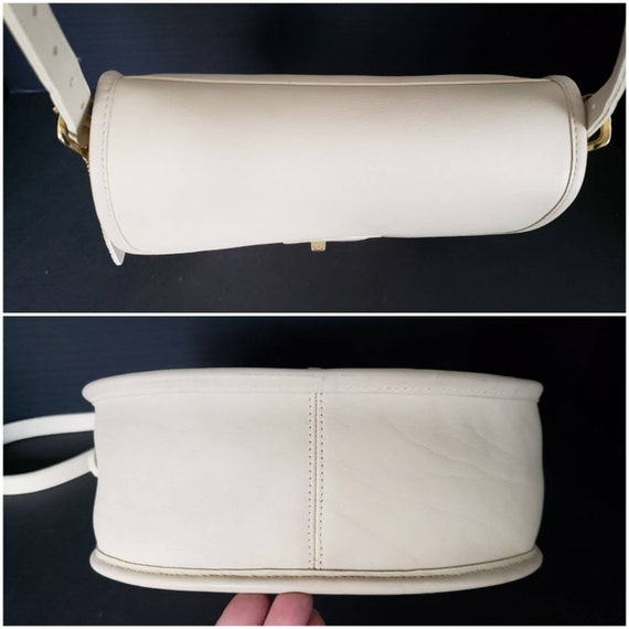 MINT:  NYC Bone SADDLERY Bag Vintage Coach Off-Wh… - image 6