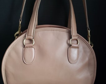 Vintage Coach PUTTY CHADWICK Bowler Bag Satchel - Brass Hardware