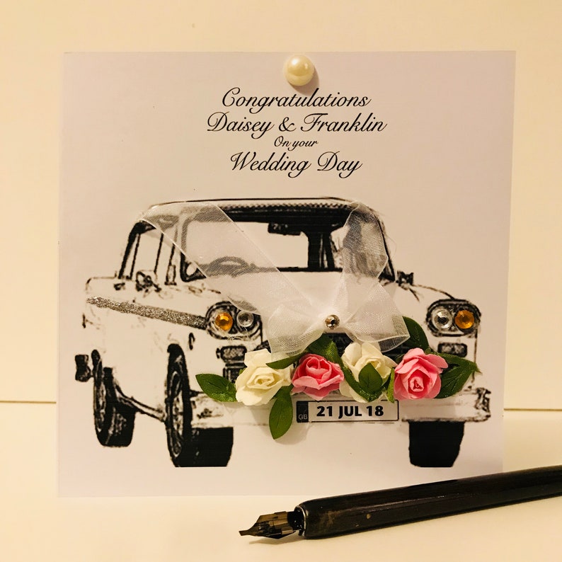 Newly Married Couple Greeting Card Personalized Wedding Card Personalised Wedding Congratulations Wedding Card Happy Couple Paper Greeting Cards Delage Com Br