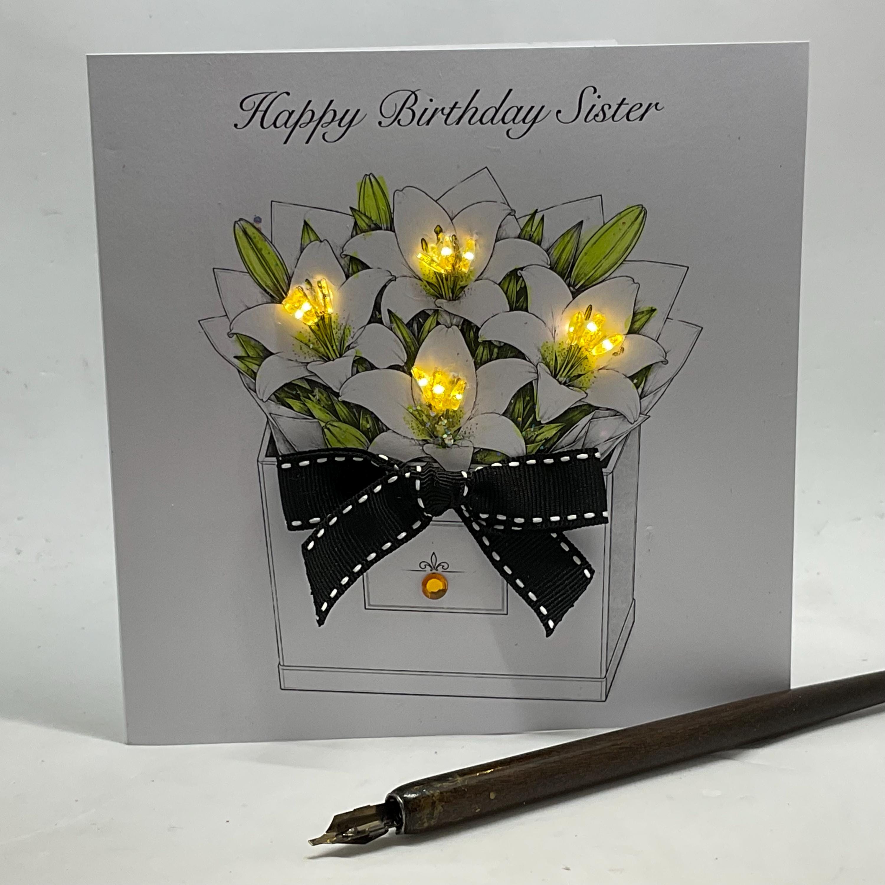 Lily Birthday Card - Etsy