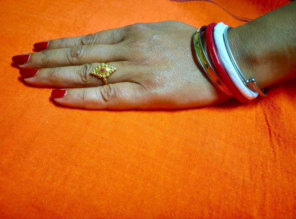 Bengali Handcrafted Conch Conch Bracelet Bengali White Etsy