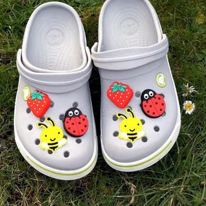 Bees, ladybugs shoe pins strawberries shoe pins shoe charm * gift for school cone Advent calendar Santa Claus Christmas