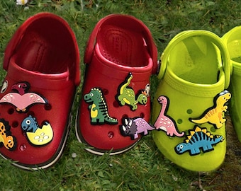 Dino Shoe Charms Kids Badge Pins Shoe Clip Shoe Buckles Crocs Charms Crocs Bijoux