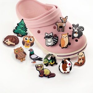Fox Badge Charms Shoes Shoe Clip Pin Gift for Easter Santa Claus Advent Calendar Christmas