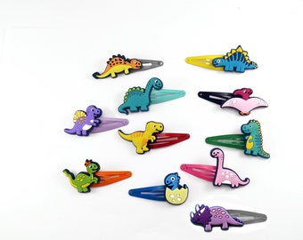 Pinzas de pelo Dino niños T-Rex pinza de pelo infantil UNISEX pinza de pelo niño para Pascua Papá Noel Calendario de Adviento Navidad