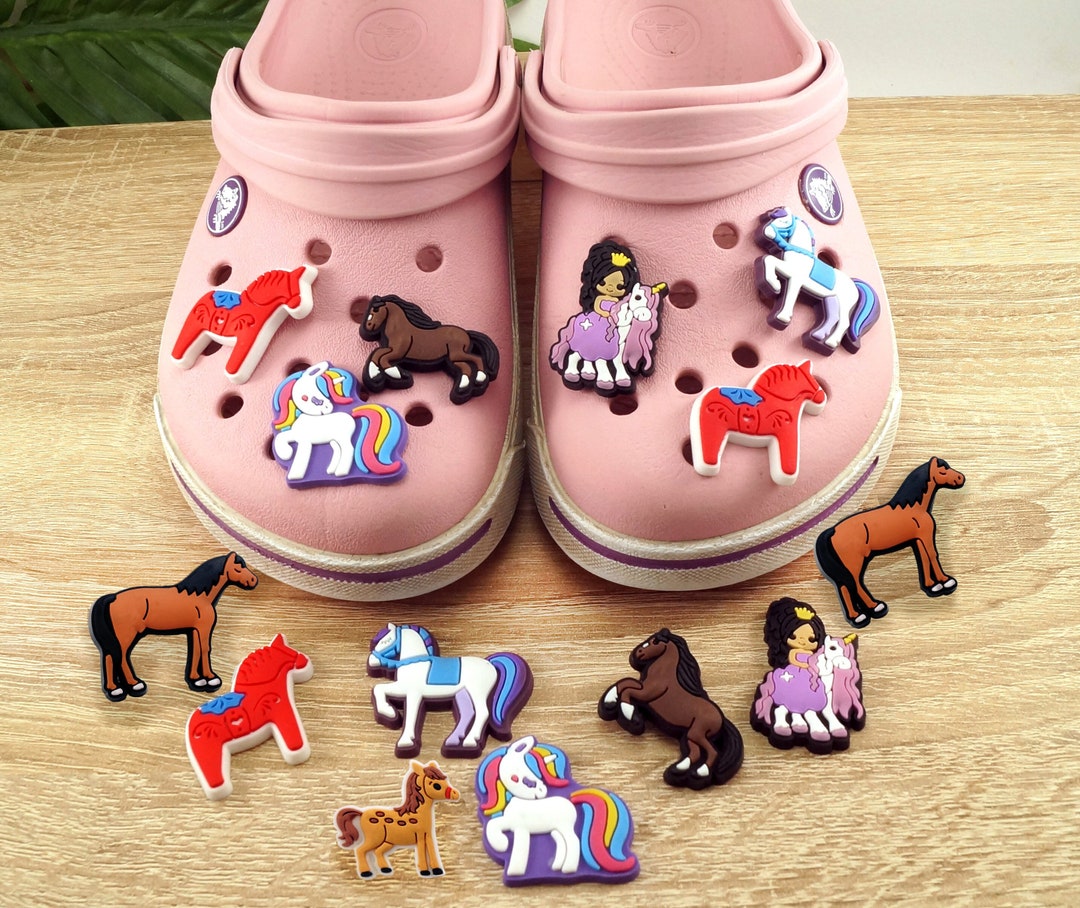 Horse Unicorn Princess Crocs Charm Shoe Clip Shoe Pin Crocs Etsy UK