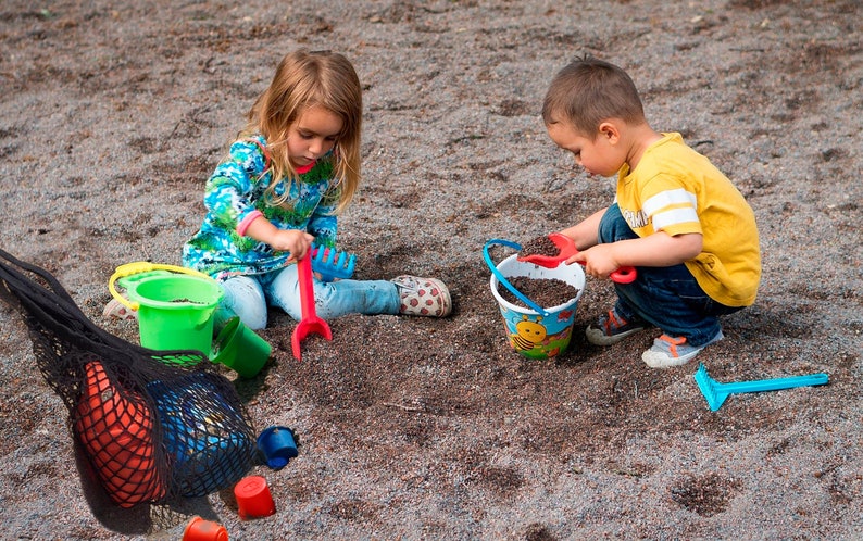 Toy bag children/'s bag shopping net net bag kids tote bag beach bag playground bag sustainability for environment