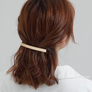 Hair clip metal gold, silver rectangle hair clip hair clip hair clip hairstyle bridal gift hair