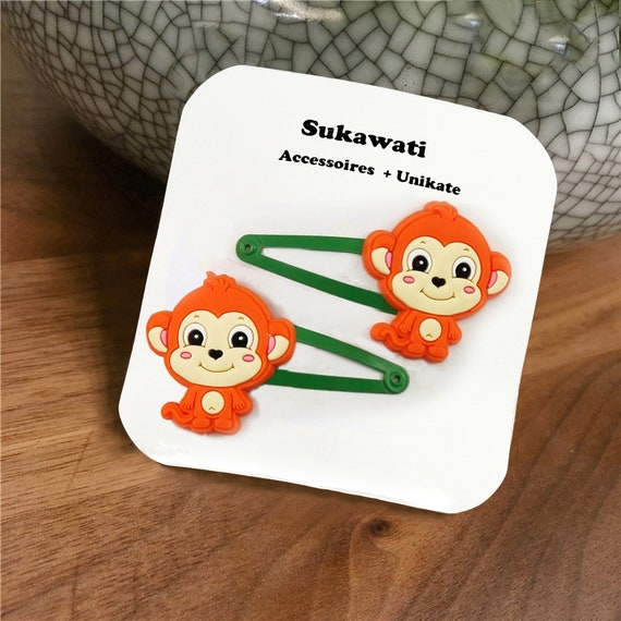 Hair Clip Monkey Kids Monkey Hair Clip Hair Clip for Birthday - Etsy Hair Clip Monkey Kids Monkey Hair Clip Hair Clip for Birthday - Etsy