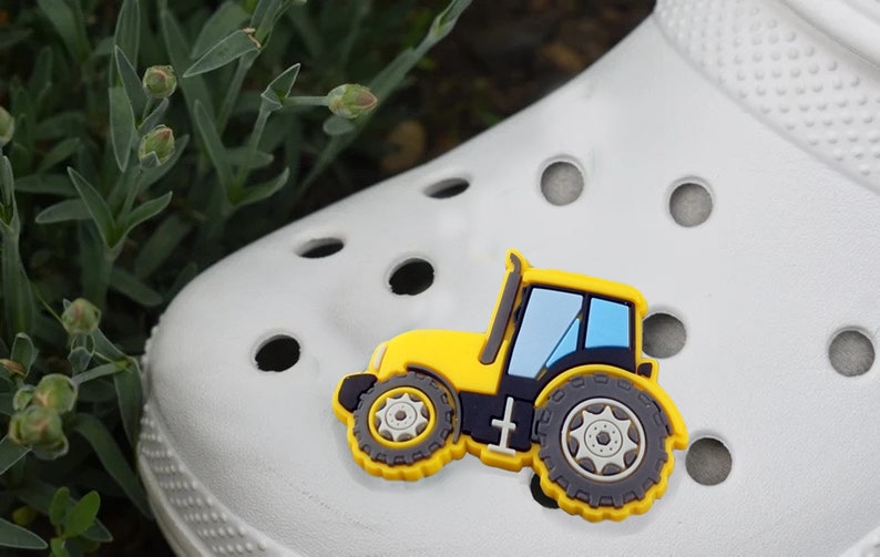 Tractor Shoe Charms Crocs Jibbitz Pin Shoe Clip Shoe Buckles Etsy UK