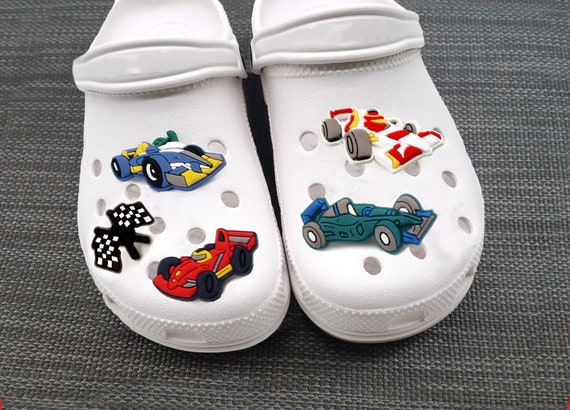 Race Car Formula 1 Crocs F1 Car Crocs Shoe Charm Shoe Badge Shoe
