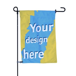Create Your Own Garden Flag – Weather-Resistant Double-Sided Custom 12” x 18” Premium Polyester Outdoor Garden Flag
