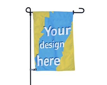 Create Your Own Garden Flag – Weather-Resistant Double-Sided Custom 12” x 18” Premium Polyester Outdoor Garden Flag