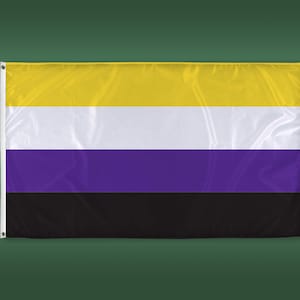 Nonbinary Pride Flag 3x5 - LGBTQIA+ USA Made