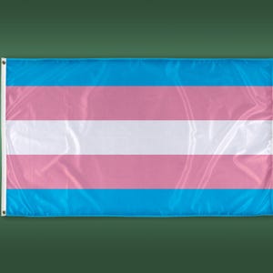Trans Flag - Pride Day Transsexual Flag - 3x5 LGBT Flag - Printed in the USA