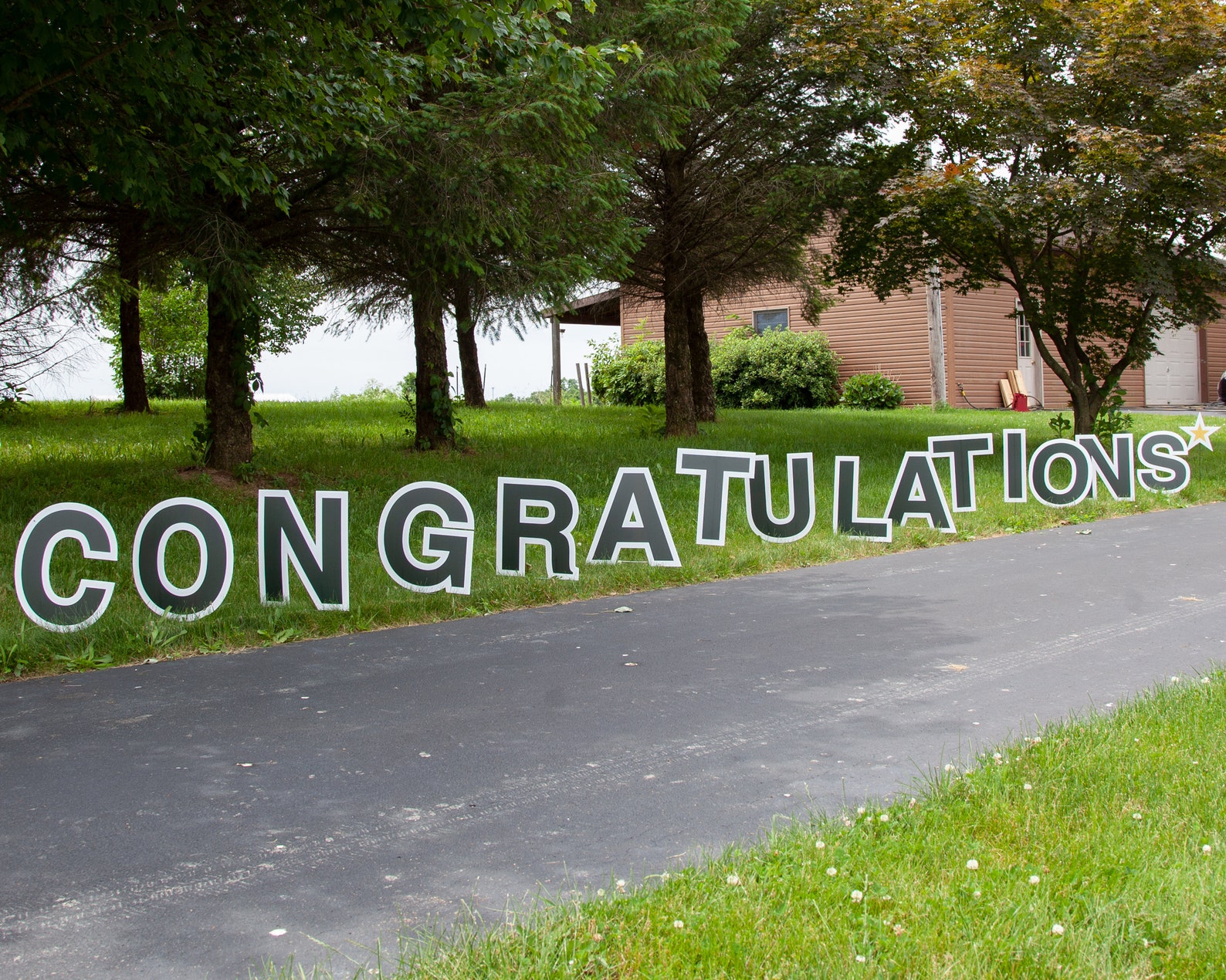Congratulations Lawn Decorations Large 18in Tall Yard Sign Etsy
