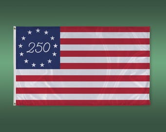 Celebrate America's 250th Anniversary Flag | 3' x 5' Patriotic Flag - Printed in the USA