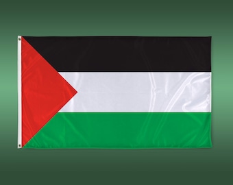 Palestine Flag Large Palestinian Middle East 5x3 FT, Gaza Support 90 X 150cm | IT - Foto 11