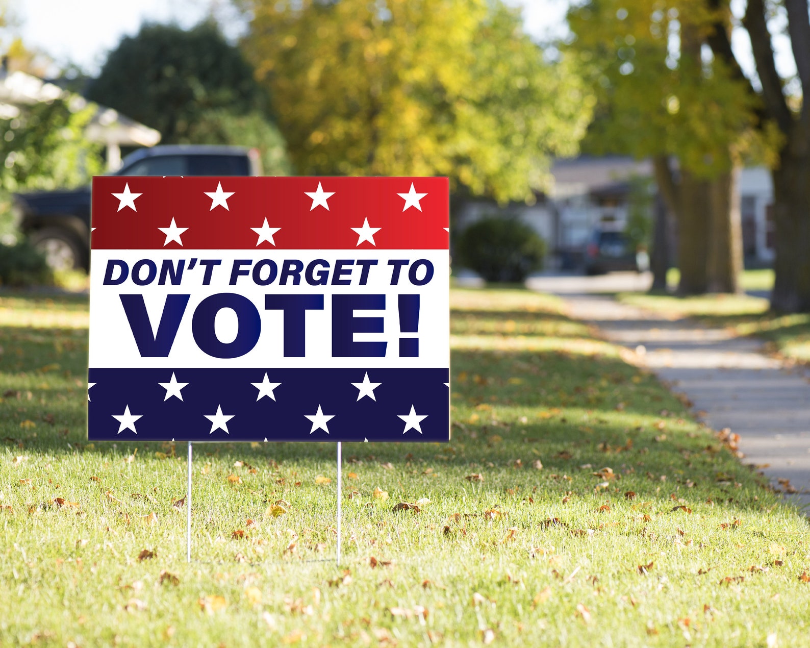 Don't Forget to Vote Yard Sign 23in X 17in Weather - Etsy