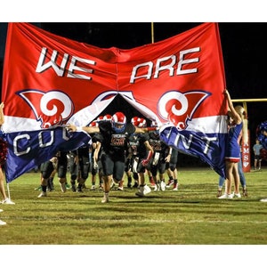 Breakaway Banner for Sports Games | Homecoming Football Run Through Sign | Custom Breakaway Banners